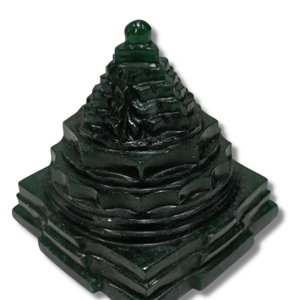 Green Aventurine 3D Shri Yantra for home money Vastu