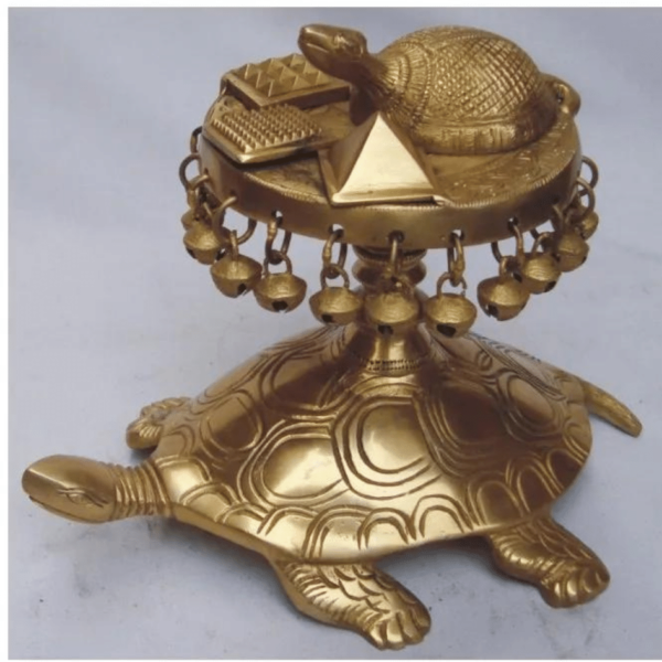 Pure Brass Turtle navgraha yantra tortoise