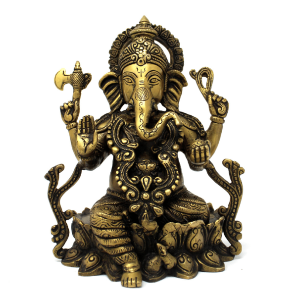 Pure Brass Ganesha Big Statue Fine Ganpati