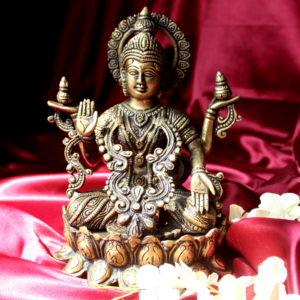 Pure Brass Maa Lakshmi statue fine idol