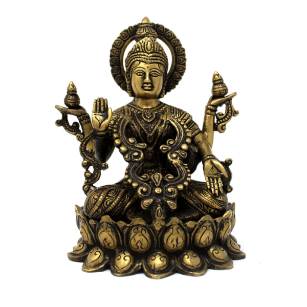 Pure Brass Maa Lakshmi statue fine idol