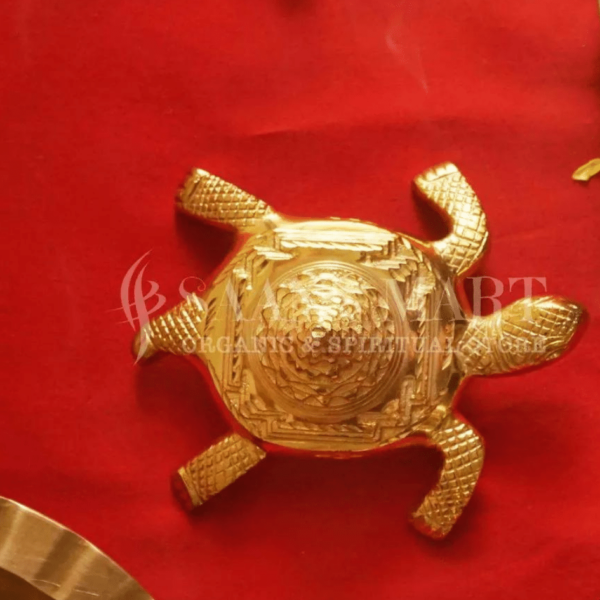 Pure Brass Turtle Shri yantra tortoise