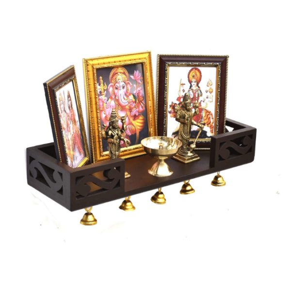 pooja stand wooden office mandir small ooparwala