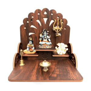 Pooja stand for home wooden office mandir small ooparwala